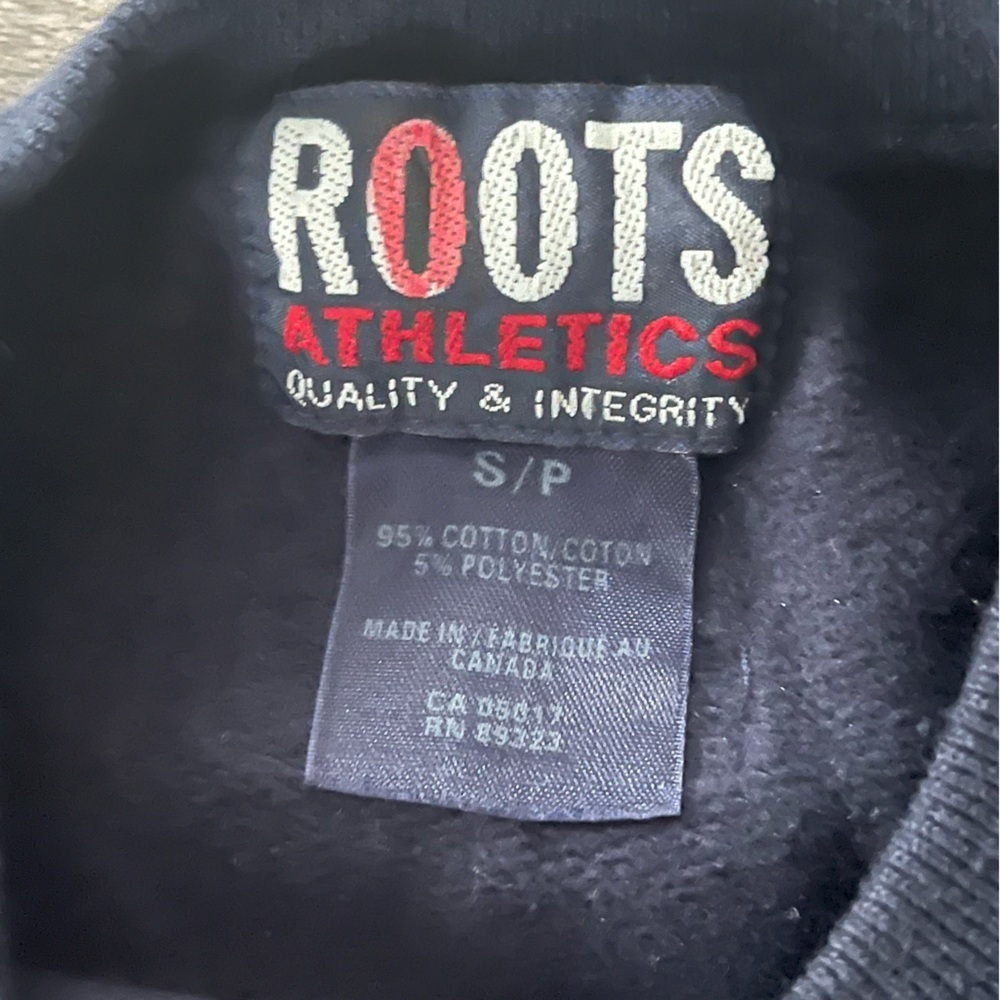 Vintage Roots “Edmonton 1999” Navy Blue Crewneck Made in Canada Size Small - Picture 3 of 5